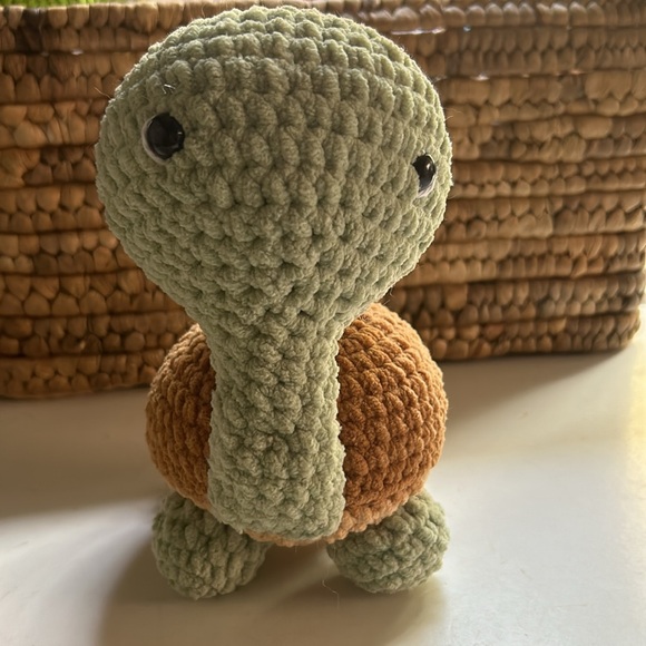 Handmade Crochet Turtle - Picture 2 of 10